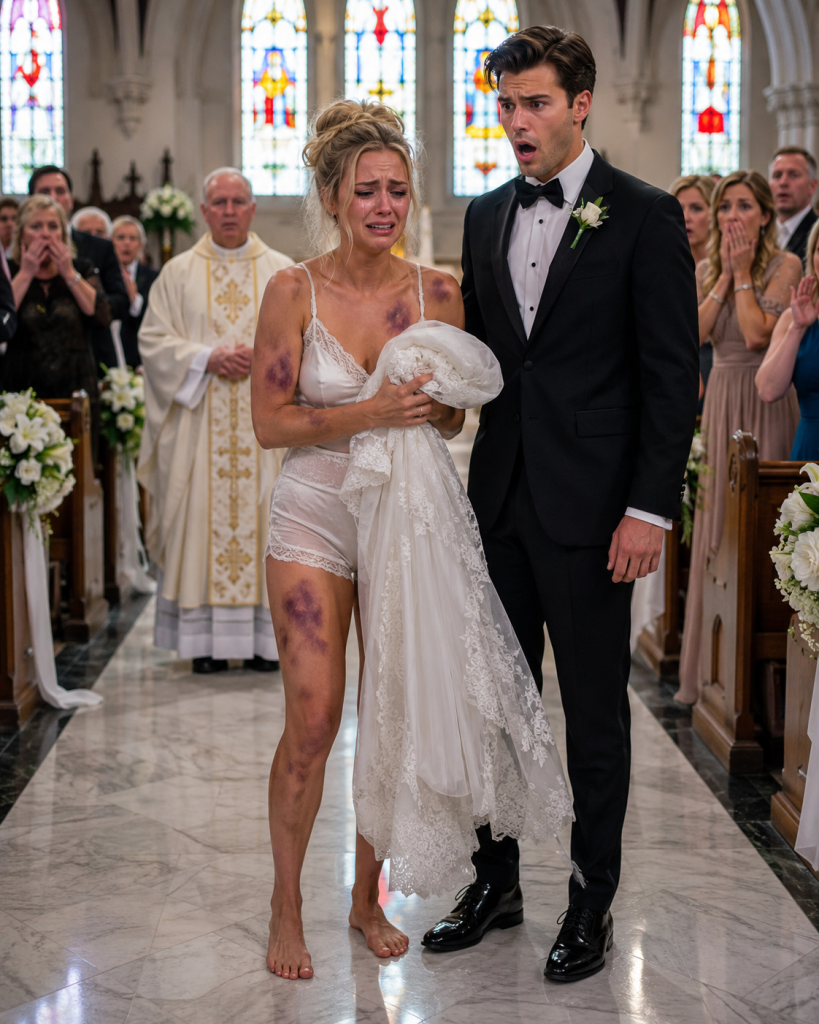 At The Wedding Altar, I Exposed My Groom’s Abuse Before Hundreds Of Guests, Then Unveiled One Final Secret That Destroyed His Entire Life