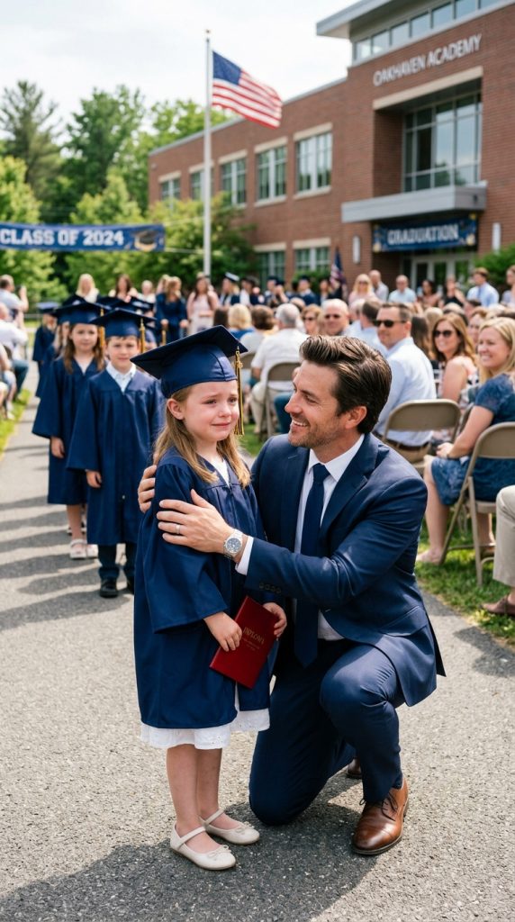 A 9-Year-Old Orphan Asked A Billionaire To Pretend To Be Her Dad—What Happened Next Left An Entire Auditorium In Tears