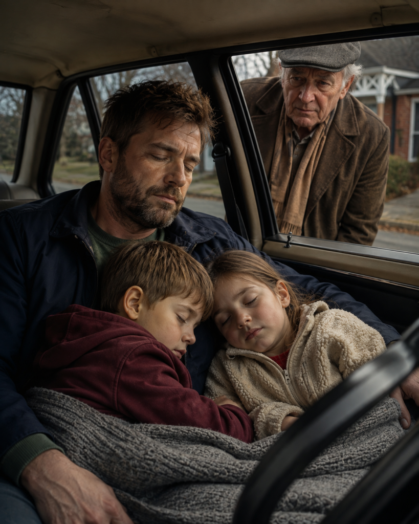 I Flew Across The Country To Surprise My Son, But Found Him Homeless In A Car With His Five-Year-Old Twins During A Chicago Winter.