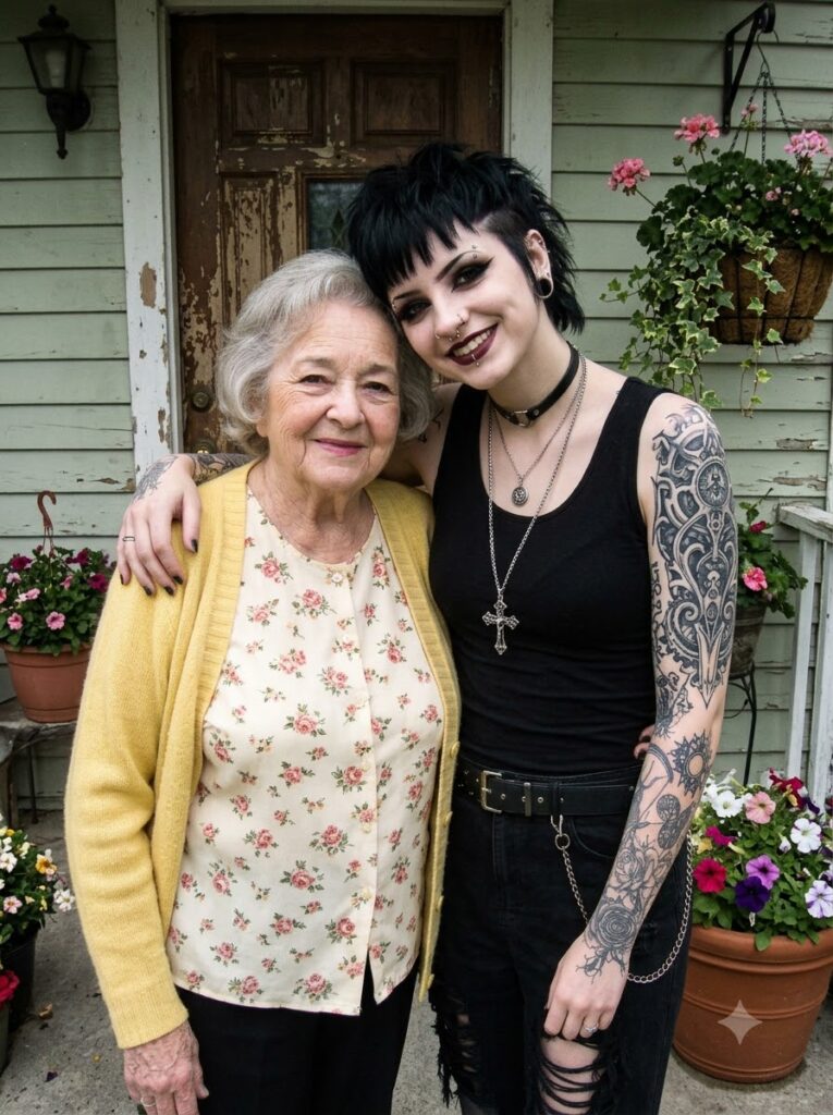A Goth Girl Visited My 73-Year-Old Mom Every Saturday… After Her Funeral, She Handed Me a Key and Revealed My Mom’s Final Secret