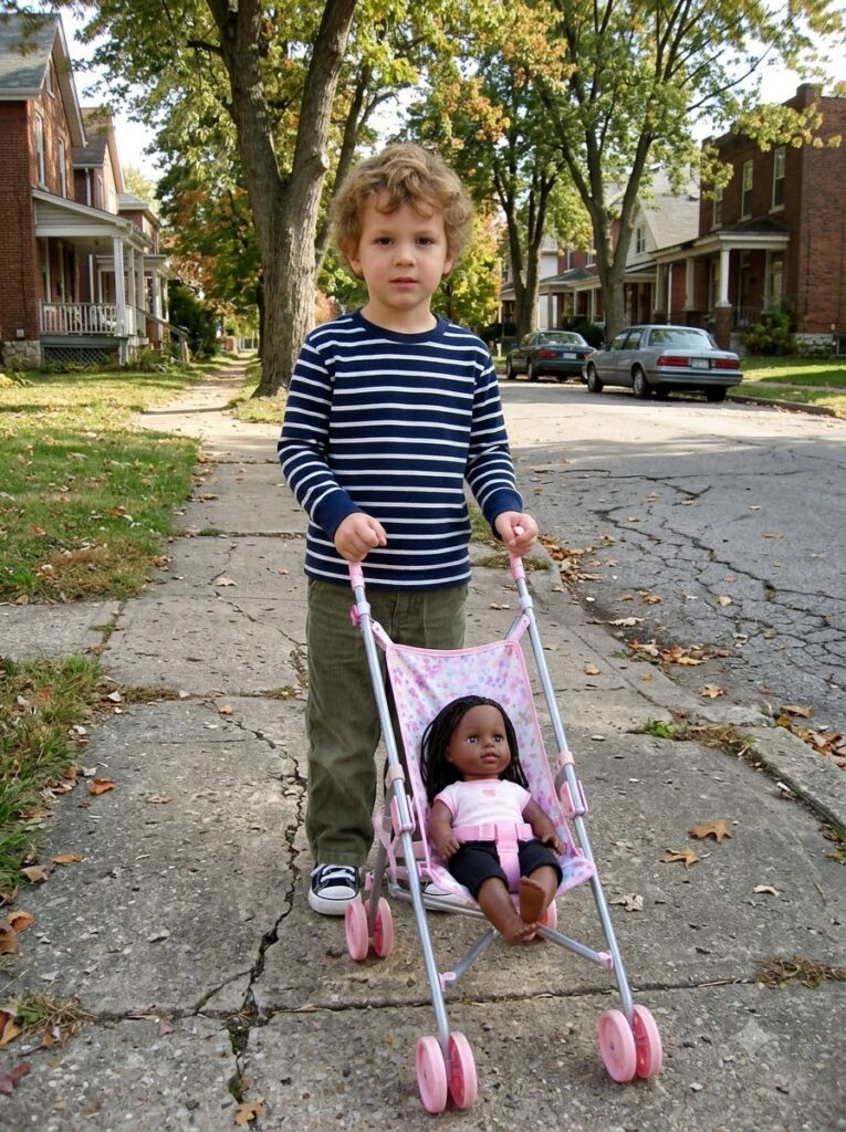 My 6-Year-Old Son’s Friends Started Laughing at Him When They Saw Him Pushing a Toy Baby in a Stroller – But His Response Left Me Speechless