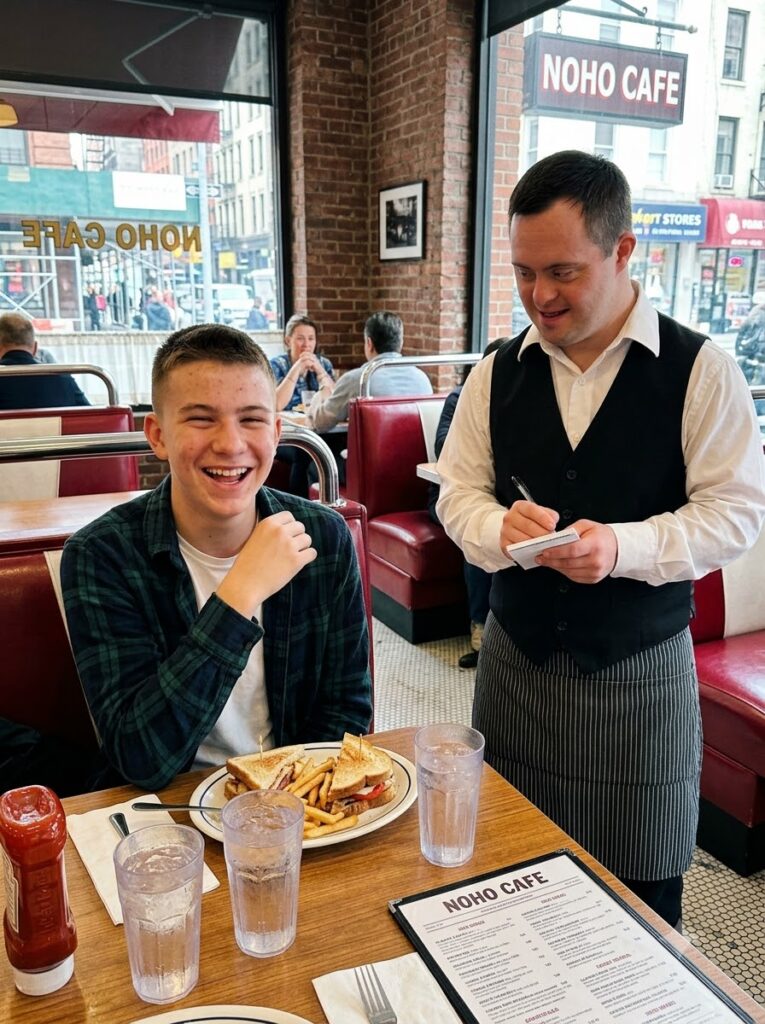 My Son Rolled His Eyes and Giggled at Our Waiter with Down Syndrome – So I Taught Him a Lesson He’ll Never Forget