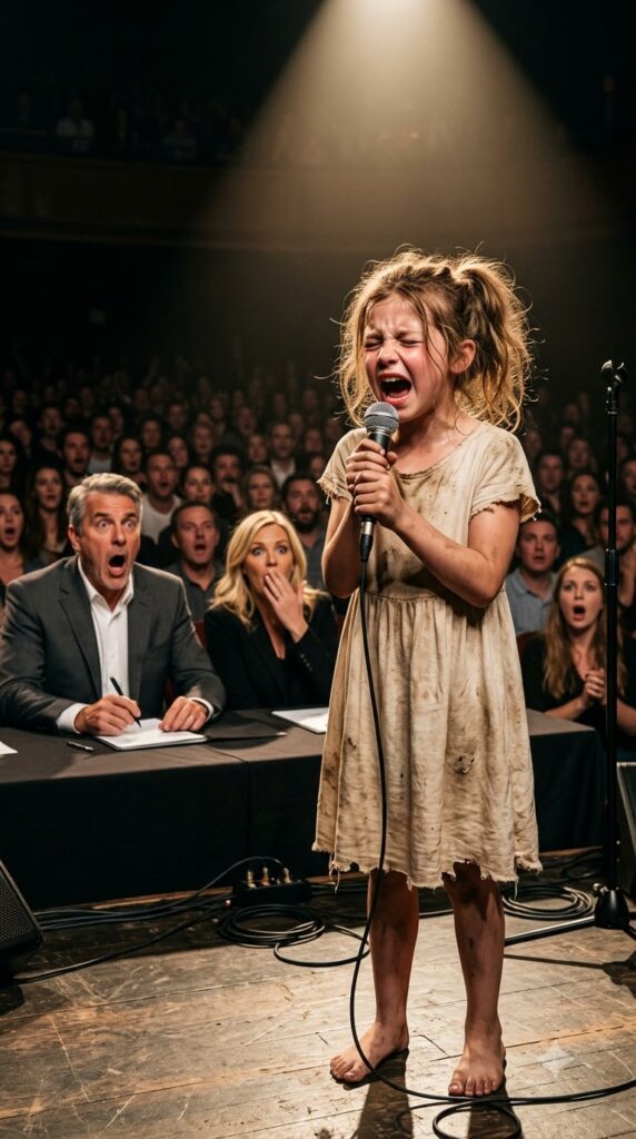 A Poor Girl Entered a Singing Contest With Only a Small Box of Crumpled Coins to Save Her Mother… But When She Sang, the Chief Judge Went Silent
