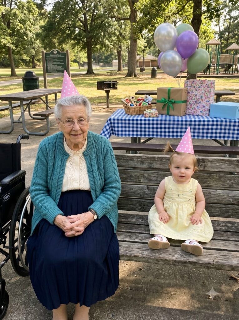 My 101-Year-Old Grandmother Couldn’t Walk but Refused to Miss My Daughter’s First Birthday – She Arrived with a Bag on Her Wheelchair