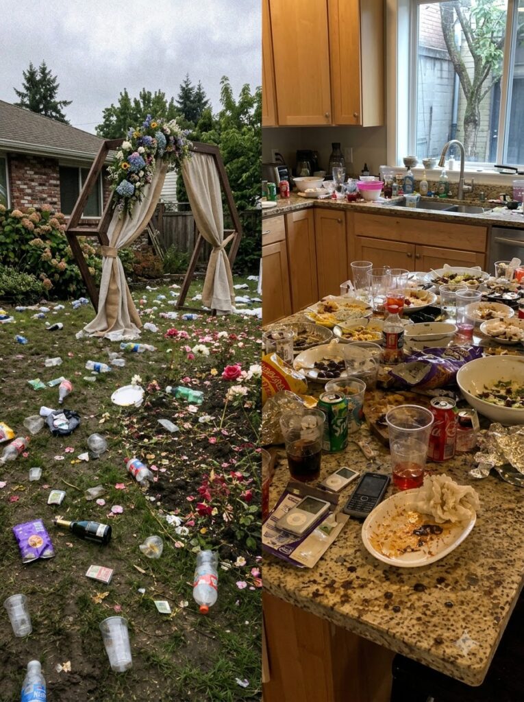 My SIL Held Her Wedding at My Grandma’s Lake House but Destroyed the Garden and Turned the Yard Into a Dump – So I Brought Her a Wedding Gift She’d Never Forget