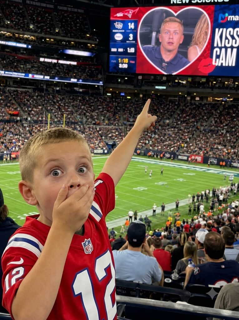 I SURPRISED MY SON WITH TICKETS TO HIS DREAM FOOTBALL GAME – WHEN HE POINTED AT THE KISS CAM AND CRIED, ‘MOM, THAT’S DADDY!’ I WENT PALE