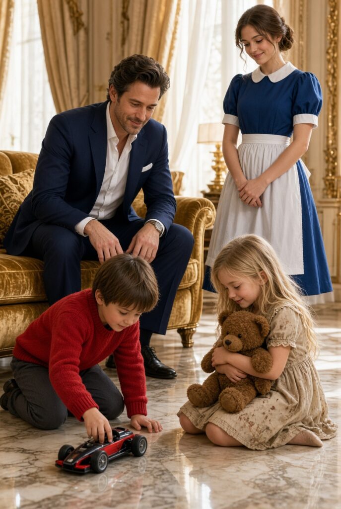 The Housekeeper Brought Her Daughter to Play With the Millionaire’s Son… But He NOTICED Something That CHANGED Everything