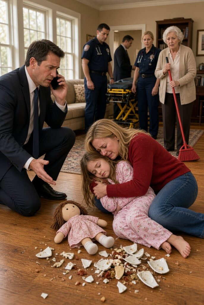 I Came Home After 3 Days Away and Found My Wife and Daughter Barely Breathing on the Kitchen Floor… My Mother’s Lie Was the First Thing I Uncovered