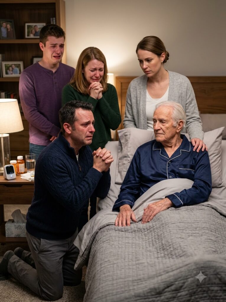 THE DAY I BROUGHT GRANDPA HOME FROM THE HOSPITAL, HE LEANED TOWARD ME AND WHISPERED, “WANT TO TEST THEIR HEARTS WITH ME?”