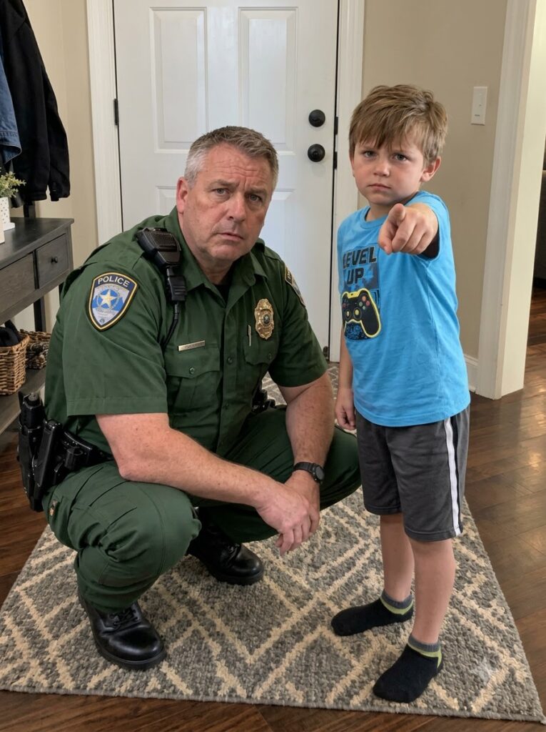 MY 7-YEAR-OLD CALLED THE AUTHORITIES BECAUSE I WOULDN’T LET HIM HAVE ICE CREAM BEFORE DINNER – WHEN THE OFFICER ARRIVED, WHAT HE DID NEXT STUNNED ME