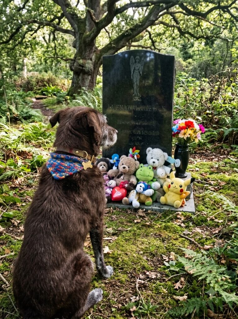 A Strange Dog Sat at My Son’s Grave Every Day – One Day, I Decided to Follow It