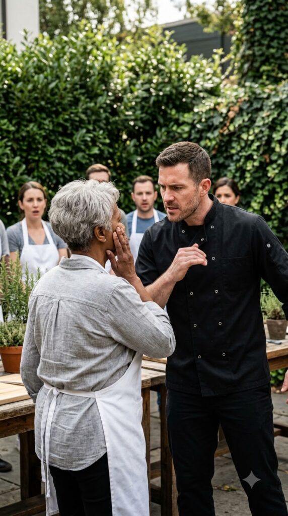 Thirty Years Cooking For A Charity Lunch, I Refused To Give Up My Team’s Tips—Then The New Caterer Slapped Me, Unaware My Son Had Just Arrived With Hotel Executives.