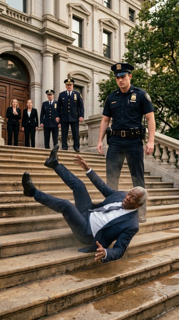 A Cadet Officer Pushed An Elderly Man Down At Graduation—Then The Police Commissioner Recognized Him