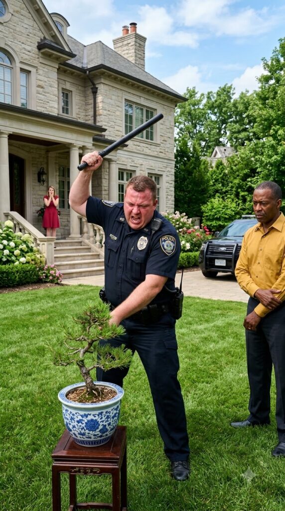 Racist Cop Destroys a Black Colonel’s Bonsai — Then Learns Who He Really Is