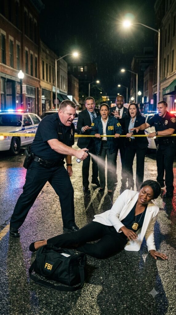 Cop Pepper Sprays Undercover Black FBI Agent — But Her Badge Was The Least Of His Problems