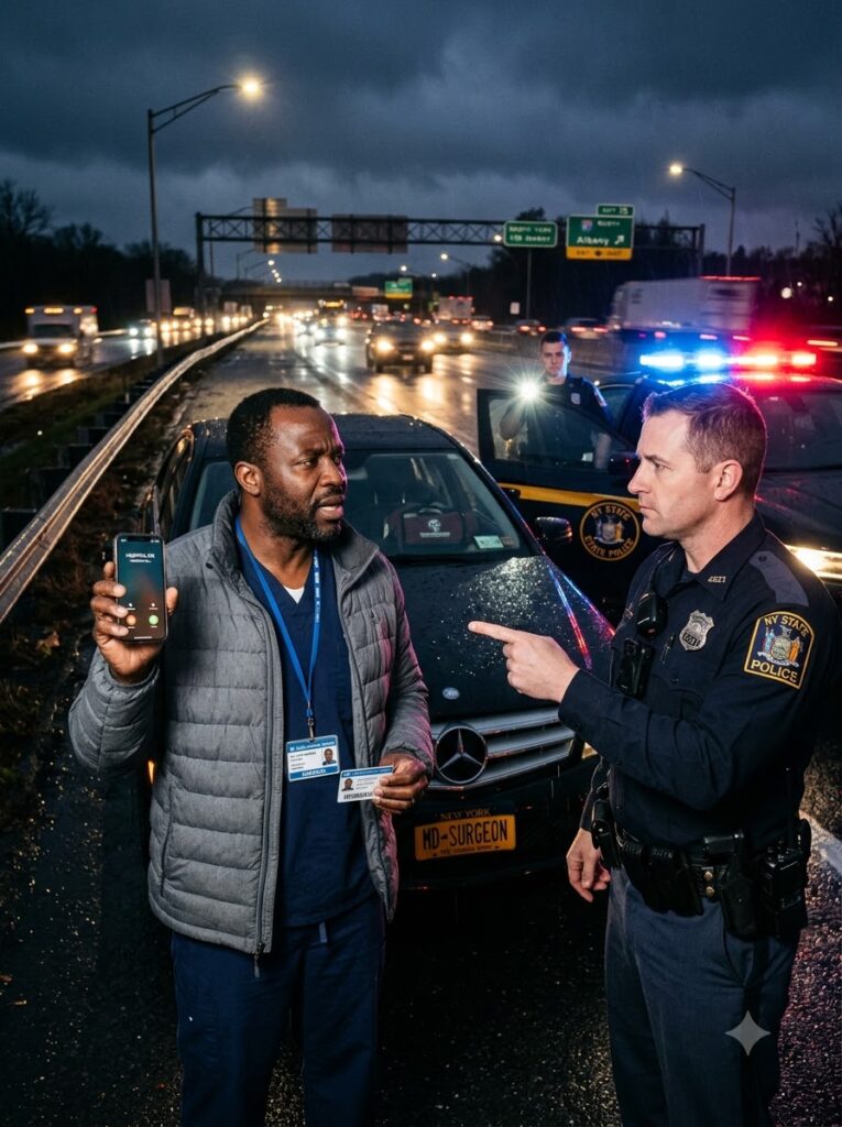 Cops Detained Doctor Racing to OR — Without Knowing Whose Wife the D-ying Woman Was