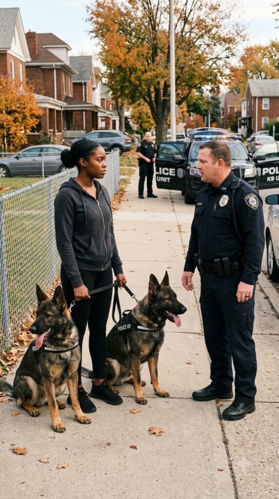 A Cop Ordered A Black Woman To Give Up Her Two K9s — Then Her Son’s Recording Exposed Everything