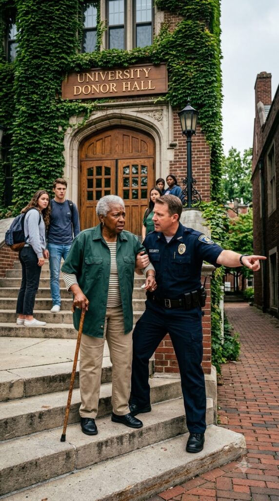 Security Supervisor Humiliated an Elderly Black Woman at a University Donor Hall—Then Someone Inside Recognized Who She Really Was