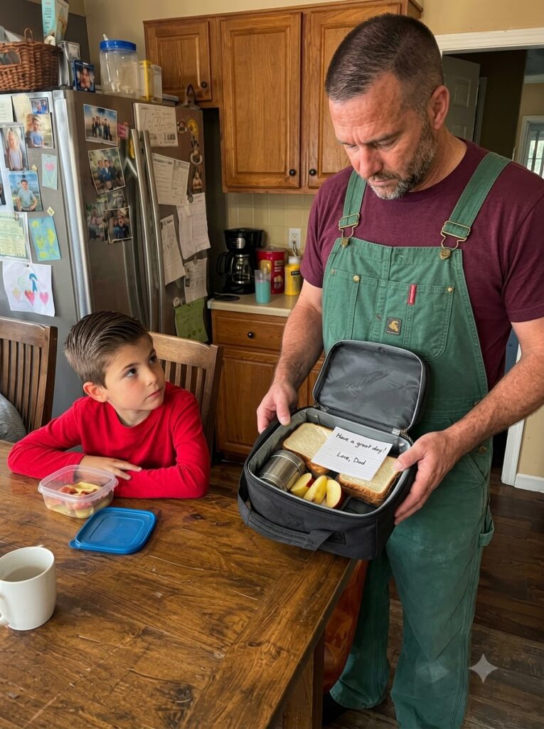 I THOUGHT MY HUSBAND WAS TAKING THE LUNCH I MADE EVERY DAY, UNTIL MY SON TOLD ME WHAT HE WAS DOING AROUND THE CORNER