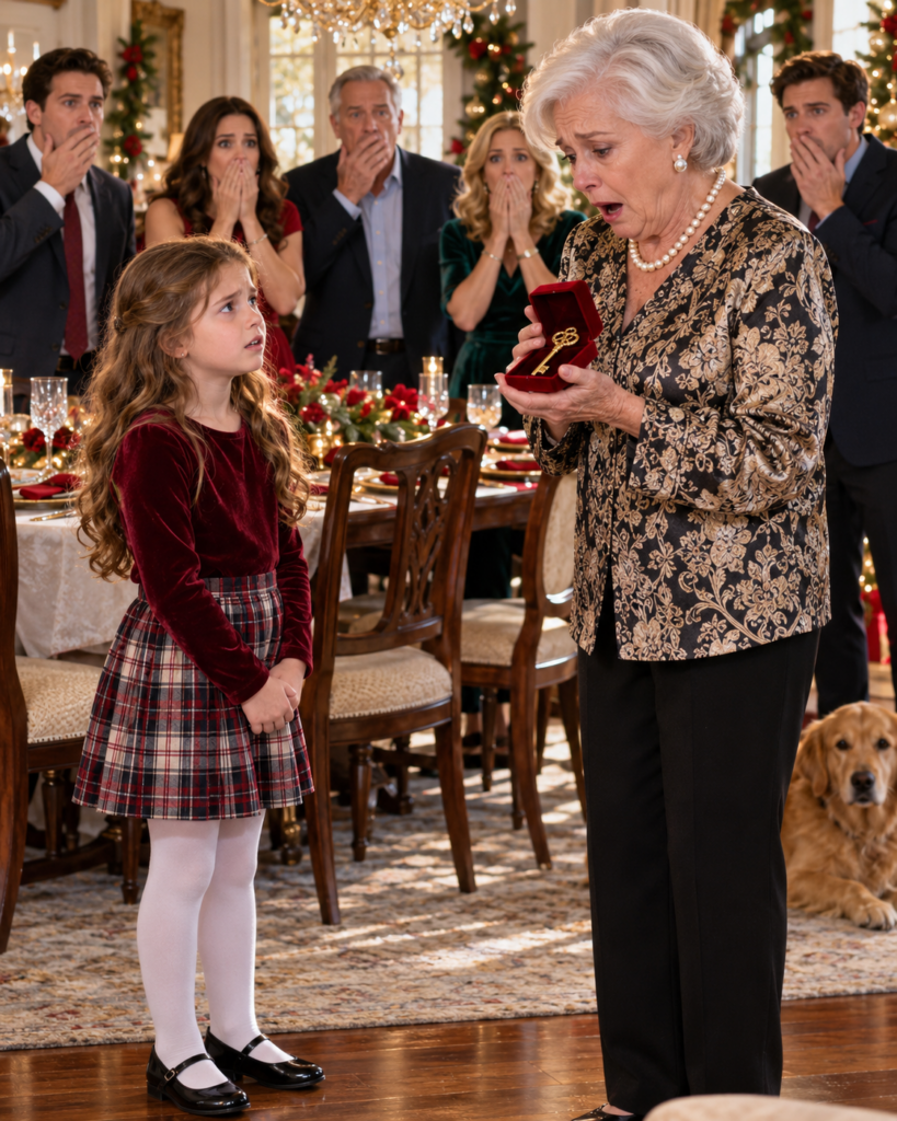 MY MOTHER-IN-LAW HUMILIATED MY SEVEN-YEAR-OLD DAUGHTER ON CHRISTMAS—THEN A SMALL RED BOX MADE HER SCREAM