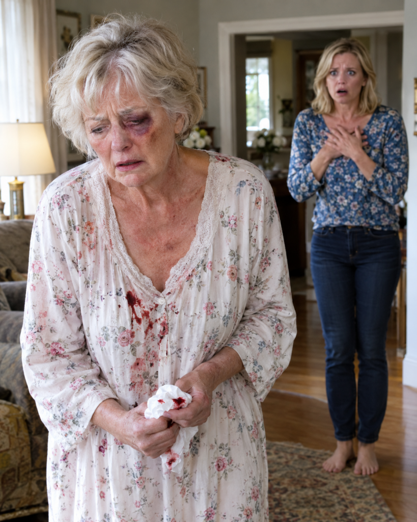 I Came Home Early And Found My Injured Mother Eating Scraps While My Wife Laughed—Then I Promised She’d Have Nothing Left To Celebrate
