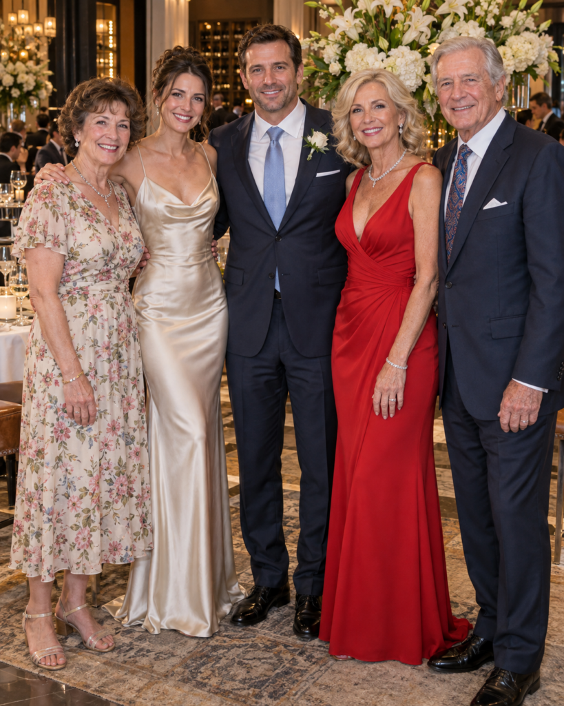 MY MOM SHOWED UP TO MY ENGAGEMENT DINNER WEARING THE CHEAPEST-LOOKING DRESS IN HER CLOSET — I WAS EMBARRASSED UNTIL SHE EXPLAINED WHY SHE WAS REALLY DOING IT