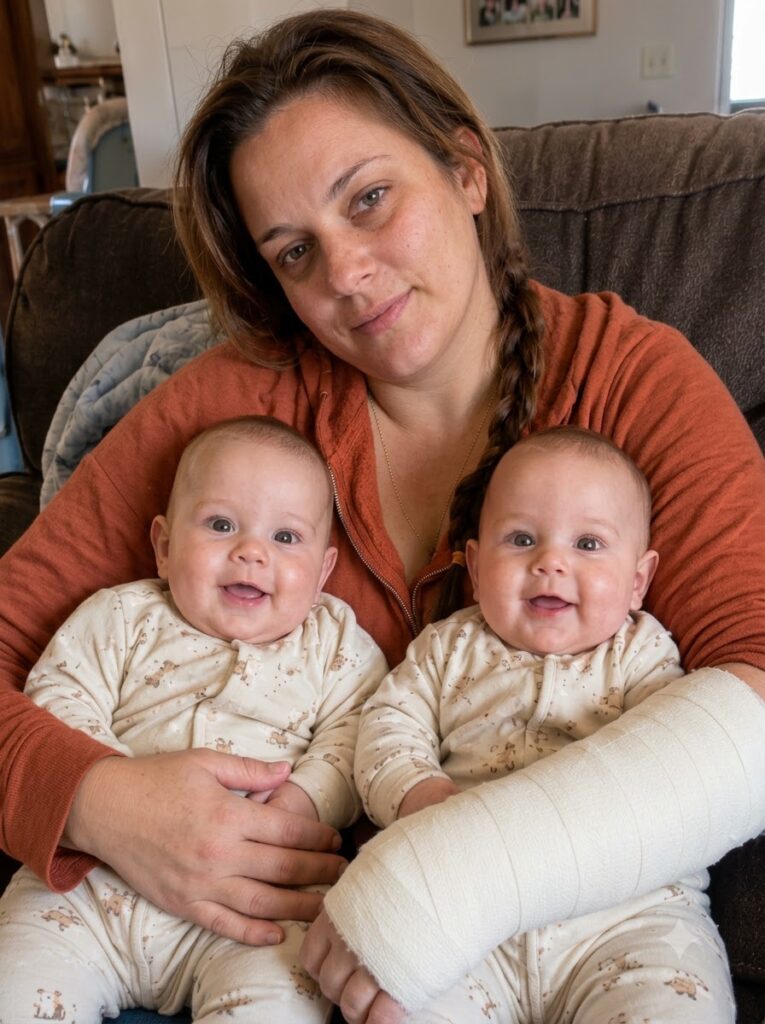 I BROKE MY ARM AND ASKED MY HUSBAND TO HELP WITH OUR 5-MONTH-OLD TWINS, BUT HE SAID, ‘MOMS DON’T GET SICK DAYS’ – SO I TAUGHT HIM A LESSON HE’D NEVER FORGET