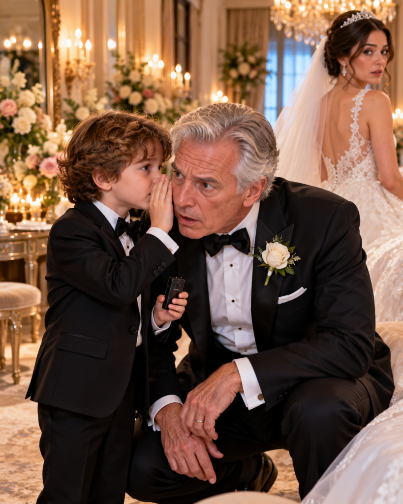 “TEN MINUTES BEFORE I WAS SUPPOSED TO MARRY A WOMAN THIRTY YEARS YOUNGER THAN ME, MY THREE-YEAR-OLD GRANDSON GRABBED MY HAND AND WHISPERED: