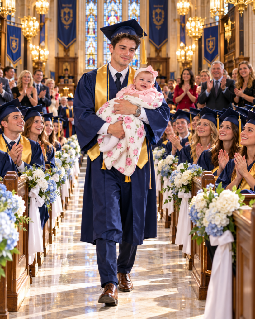 They Mocked My Son for Carrying a Premature Newborn at Graduation—Then His Response Silenced the Entire Room