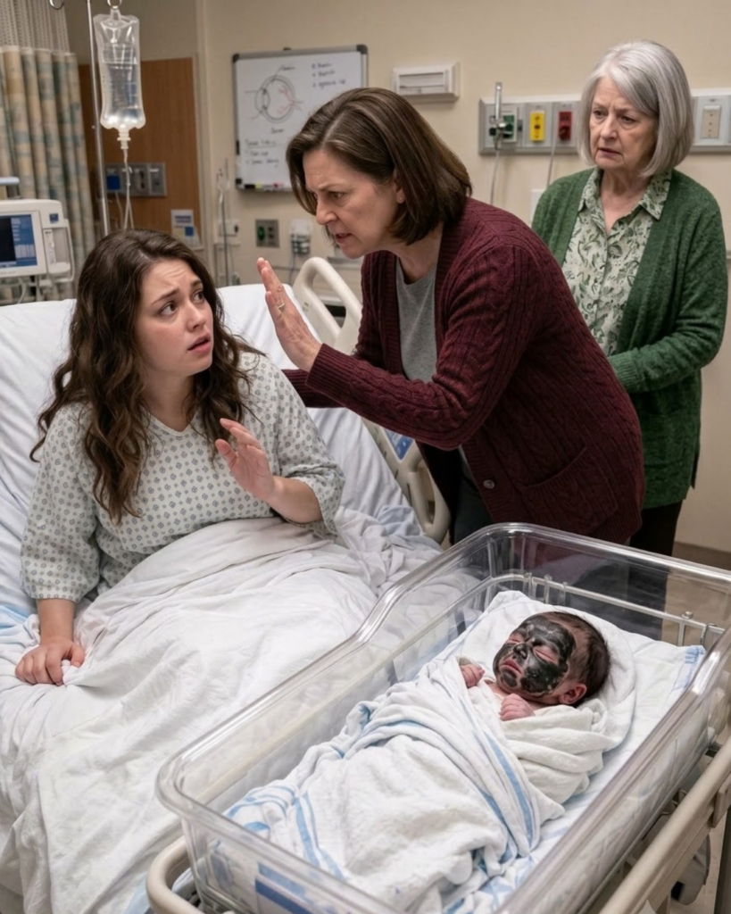 My MIL Darkened My Newborn’s Skin to Accuse Me of Cheating—Then a Nurse Wiped It Away and My Husband Demanded the Truth