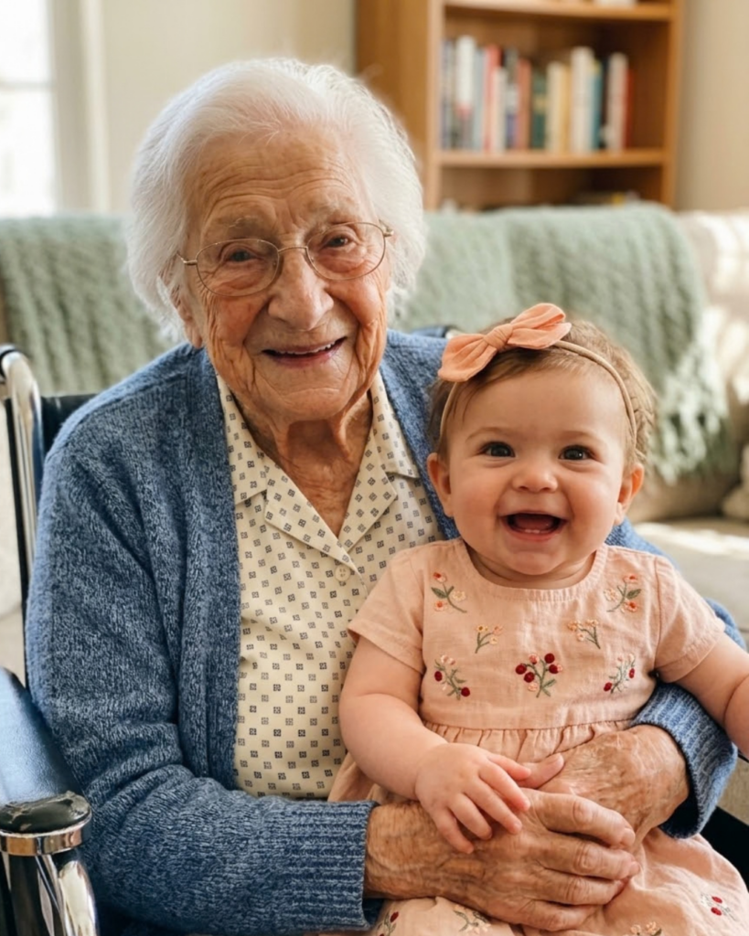 My 101-year-old grandmother hadn’t left her bed in two years — she came to my daughter’s first birthday with a locked red suitcase.