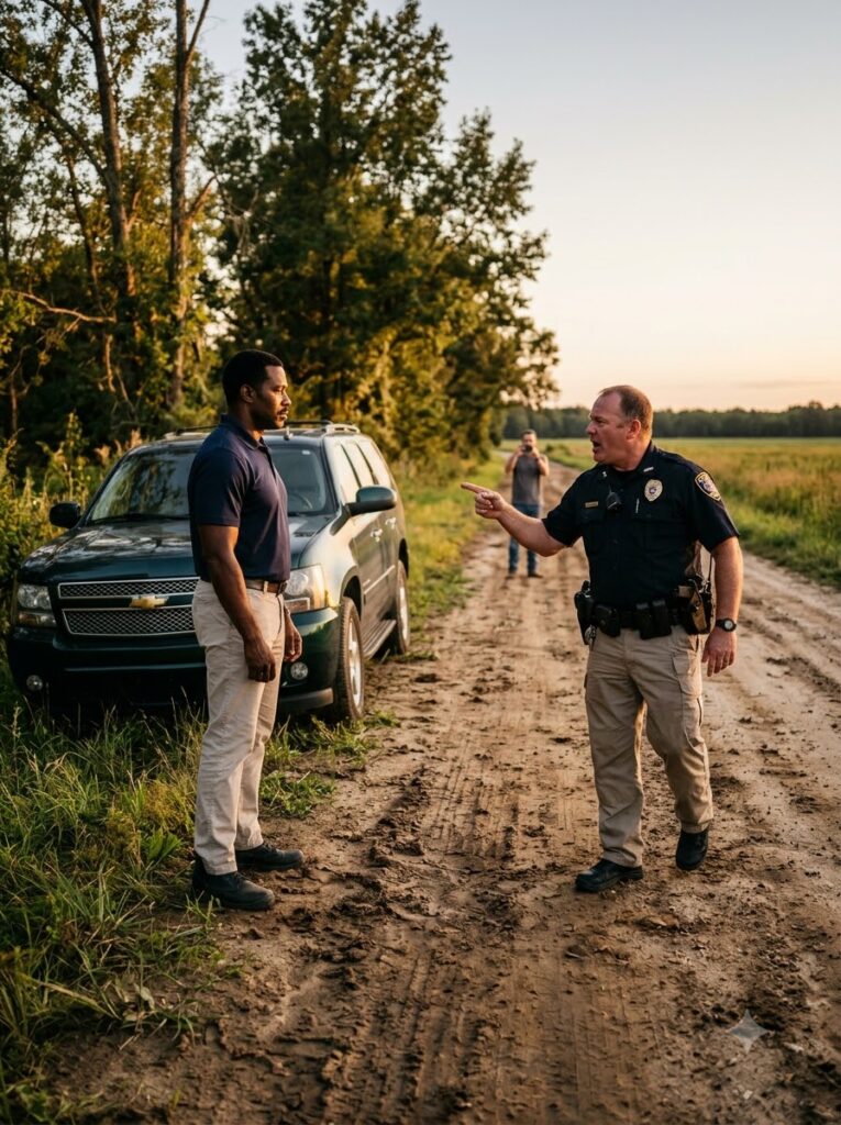 “Stay Down, Dog!” Cop Shoves Black Man Into Mud — Not Knowing His Department Answers to Him