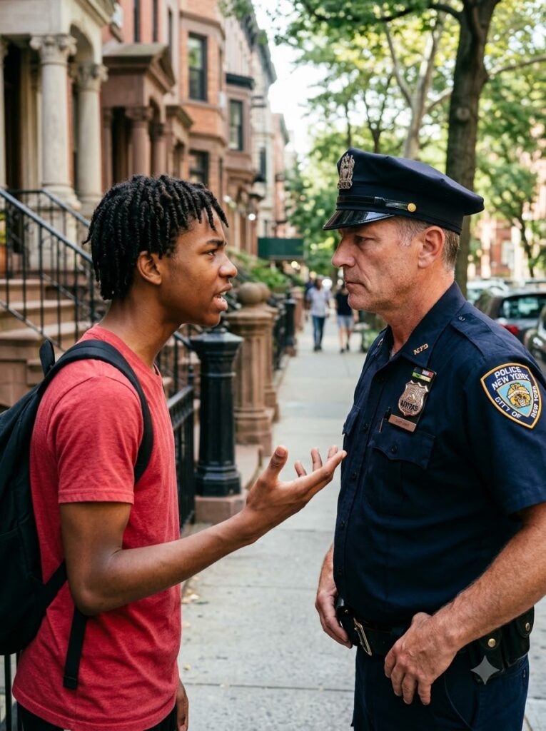 A Cop Handcuffed A Black Teen Outside His Own Brownstone — Then His Mother Pulled Up Wearing A Lieutenant’s Badge