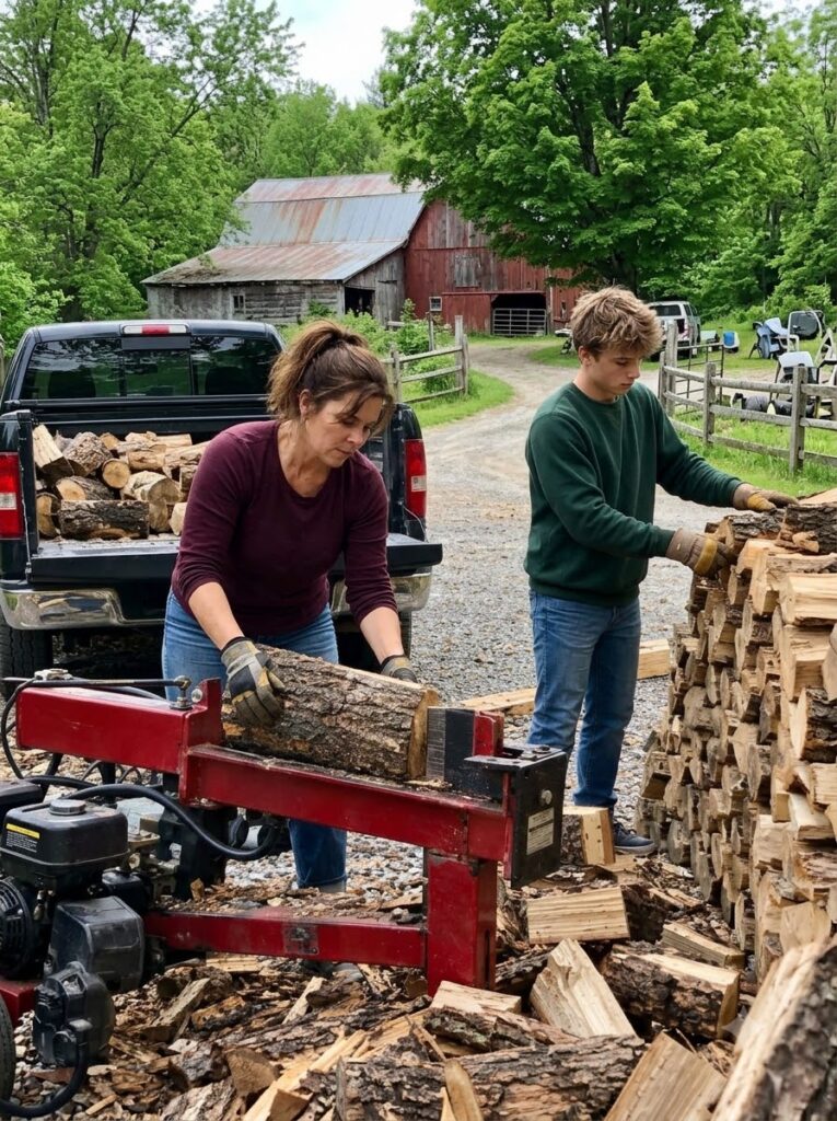 My Brother-in-Law Charged Me $40 to Use My Late Husband’s Own Log Splitter So I Paid Him and Let the Whole Road See the Receipt