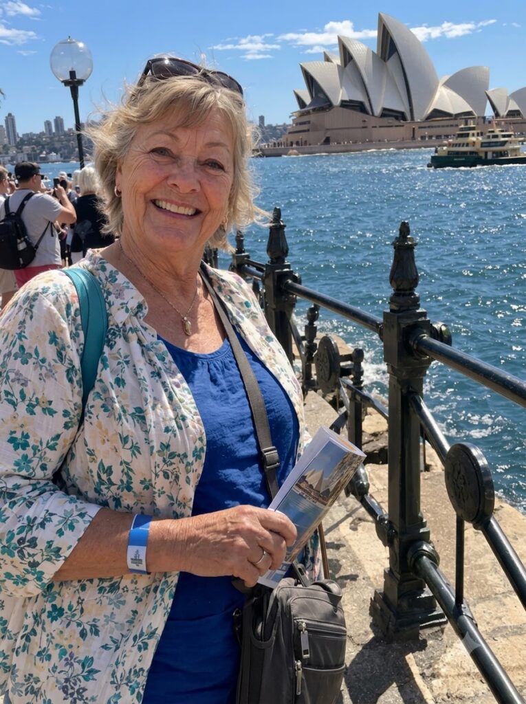 AT 69, I SOLD MY HOUSE TO TRAVEL AROUND THE WORLD DESPITE MY CHILDREN’S PROTESTS – IN AUSTRALIA, A MAN INVITED ME TO HIS HOME FOR COFFEE, BUT WHEN I WALKED INTO HIS LIVING ROOM, I FROZE