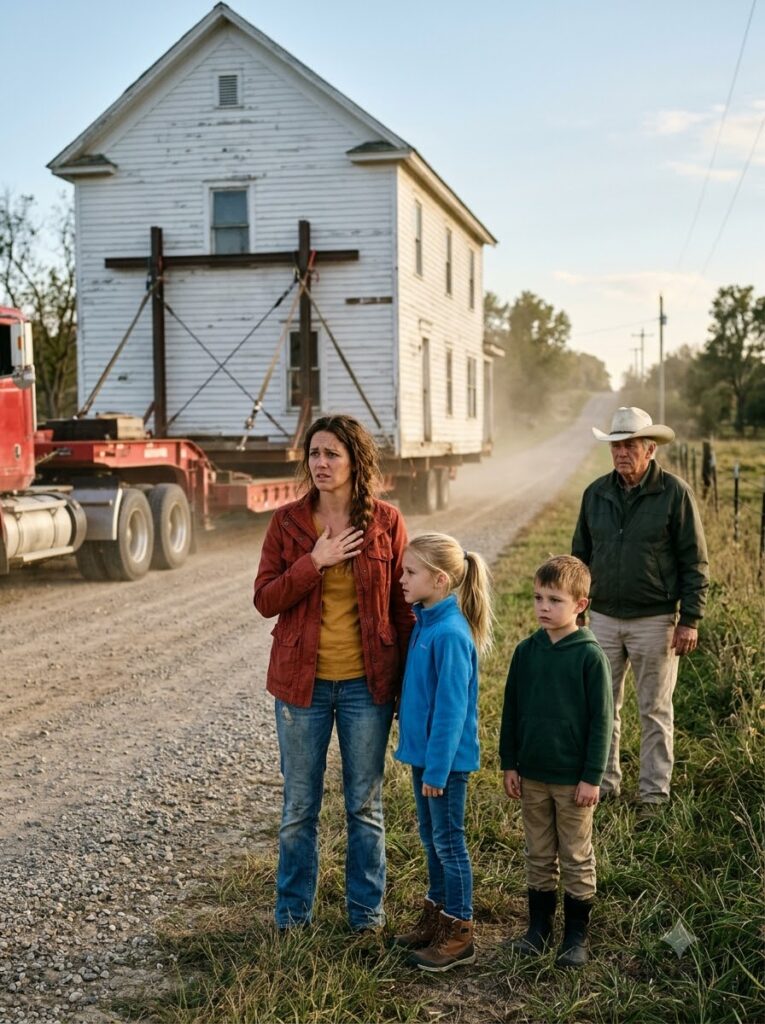 MY FATHER-IN-LAW SAID THE HOUSE WE BUILT WAS HIS BECAUSE IT SAT ON HIS LAND SO WE MOVED THE ENTIRE HOUSE THREE MILES AWAY