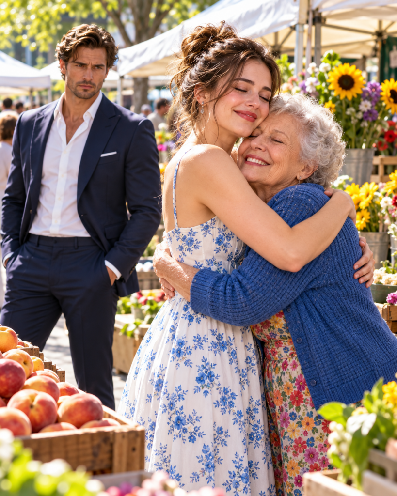 I FOLLOWED MY MOTHER ONE MORNING AND CAUGHT HER HUGGING MY EX-WIFE AT HER FRUIT STAND. “DON’T TELL HIM I’VE BEEN COMING HERE,” MY MOTHER WHISPERED.