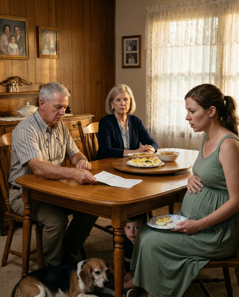 My Parents Slid a $212,460 Bill for “Raising Me” Across the Table While I Was 34 Weeks Pregnant and Said “Family Pays Family” — They Had No Idea the House They Were Sitting In Had Been Mine for Eleven Years