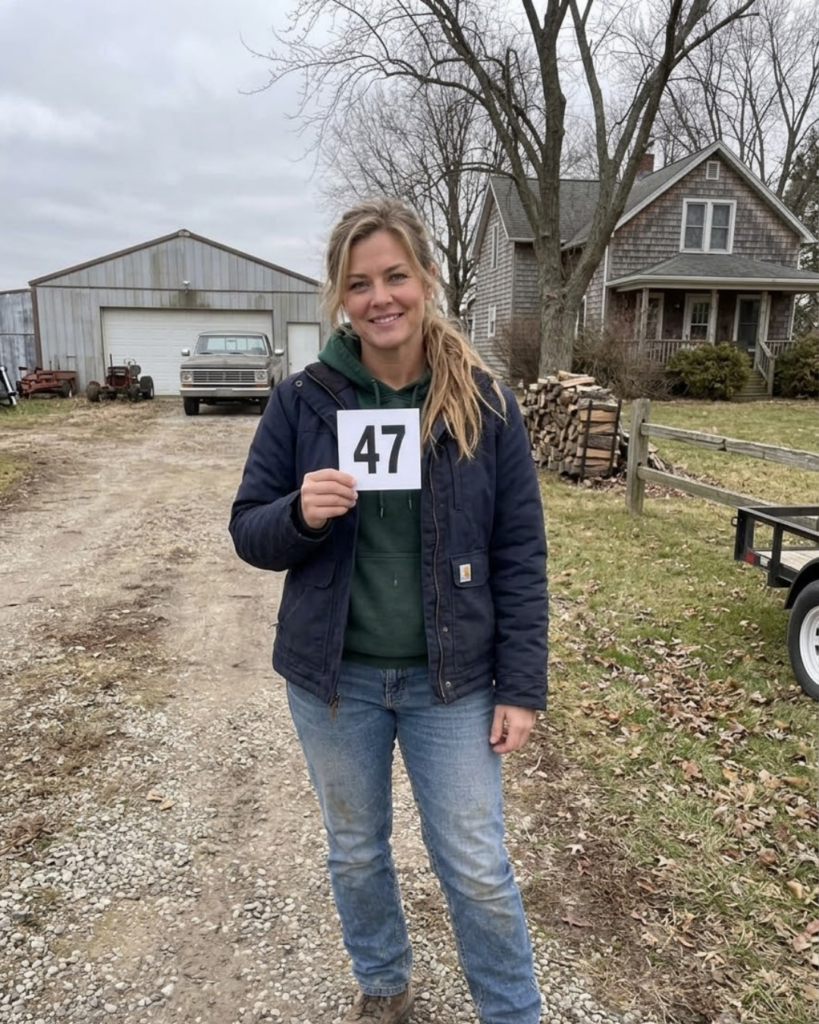 My Father-in-Law Sold Our Family Farm for $286,000 Because I Was a “Town Girl”—Four Years Later, I Raised Bidder Card 47